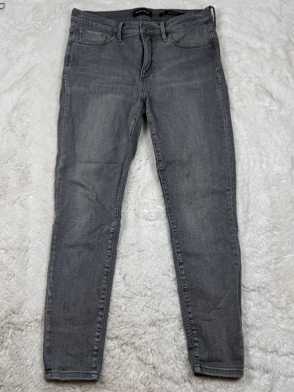 Banana Republic Premium Denim Skinny Jeans Grey Denim Women's Size 29